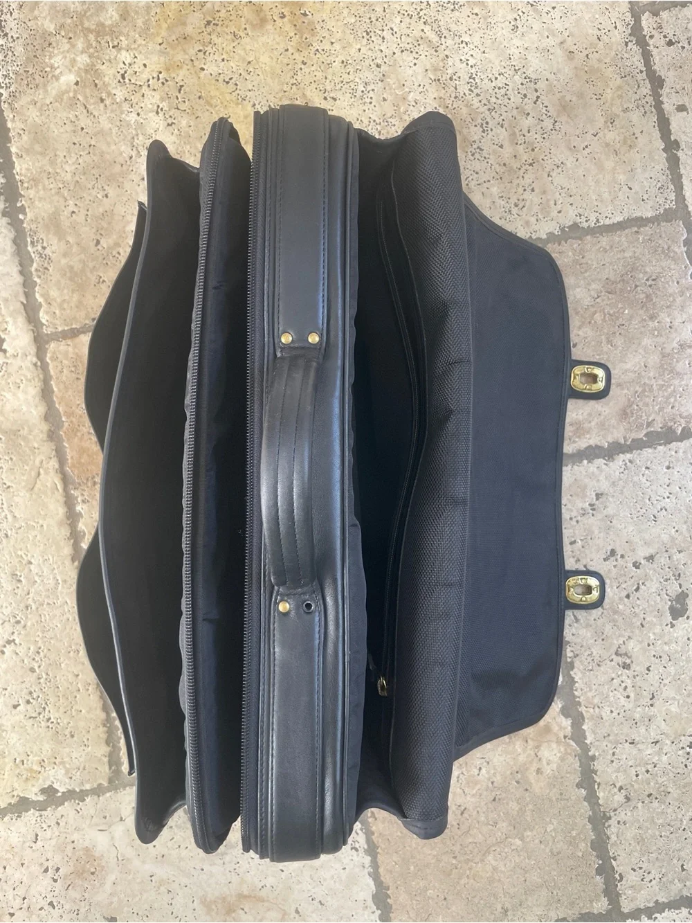 Vintage Coach Prescott Briefcase with Gold Hardware